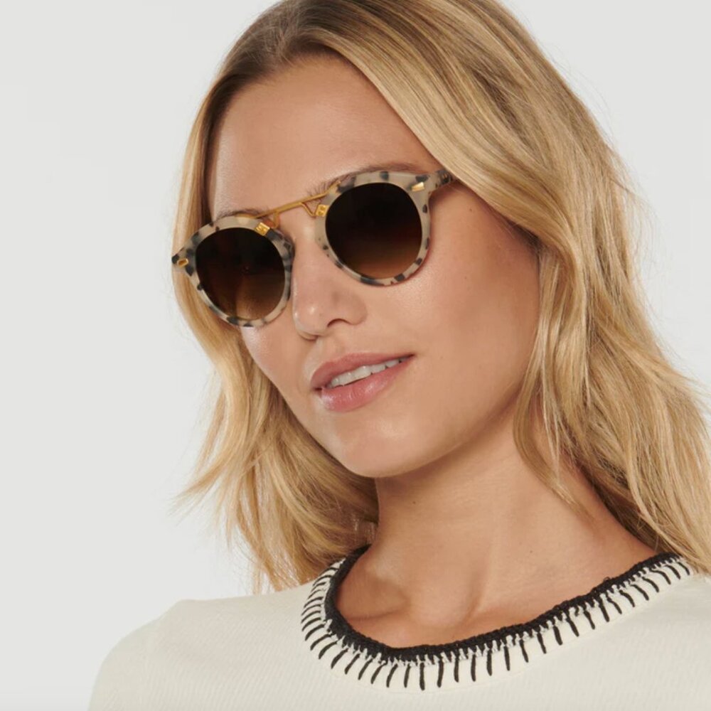 KREWE Tortoise Shell Sunglasses
